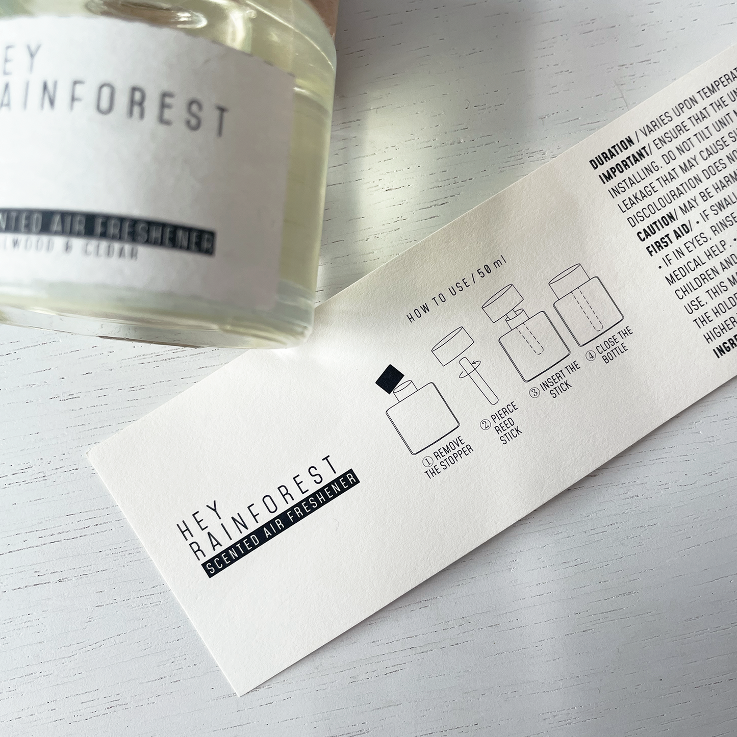 Wood Diffuser: Grapefruit & Tangerine